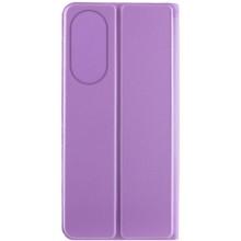 Шкіряний чохол-книжка GETMAN Elegant (PU) для Oppo A17k – Бузковий