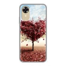 Чехлы для любимой на Оппо А17к (VPrint) (Дерево сердце)