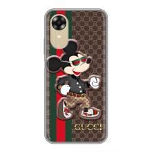 Чехлы ГУЧЧИ для Оппо А17к (AlphaPrint) (Маус Гуччи)