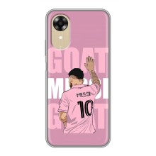 Чехлы Лео Месси в Майами на Oppo A17k – GOAT MESSI