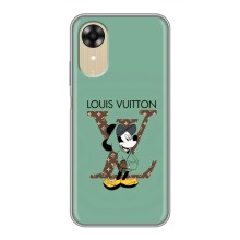 Чохли Луі Вітон для Oppo A17k (AlphaPrint - LOUIS VUITTON) (Міккі Маус LV)