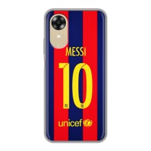 Чохли Мессі для Oppo A17k (AlphaPrint) (Messi Barca 10)