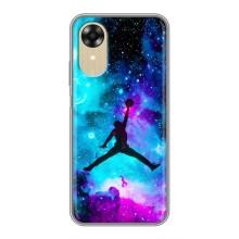 Чехлы для Oppo A17k - с картинкой JORDAN (AlphaPrint) (Яркий Джордан)