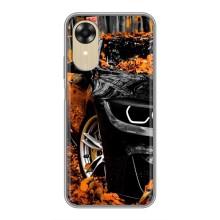 Чехлы с Машинами на Оппо А17к (VPrint) (Черная Машина)