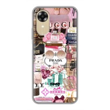 Чехол (Dior, Prada, YSL, Chanel) для Oppo A17k (Бренды)