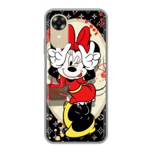 Чехол Disney Mouse Oppo A17k (PREMIUMPrint) (Минни peace)