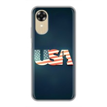 Чехол Флаг USA для Oppo A17k (USA)