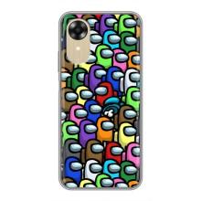 Чехол Амонг Ас для Oppo A17k (AlphaPrint) (Убит)