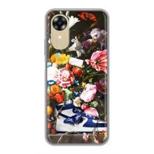 Чехол для Oppo A17k - с принтом Найк (AlphaPrint) (Стиль Найк)
