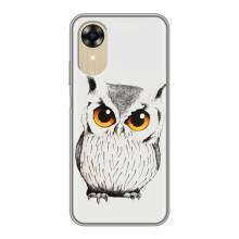 Чехол с птицами на Oppo A17k (VPrint) (Милая Сова)