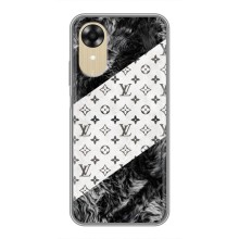 Чохол Стиль Louis Vuitton на Oppo A17k – LV на білому