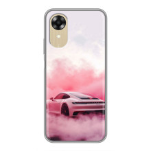 Чохол з авто Порше для Oppo A17k – Рожевий Порше