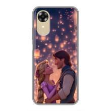 Чехол Рапунцель для Oppo A17k (Принцесса и принц)