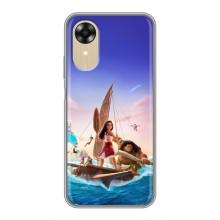 Чехол с мультфильмом Моана Oppo A17k (Моана и Мауи)