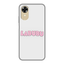 Чехол с Лабубу на Oppo A17k (Лого Лабубу)