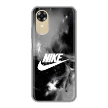 Чехол с логотипом Найк на Oppo A17k – Найк дымчатый