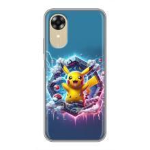 Чохол з Пікачу на Oppo A17k – Лого Пікачу