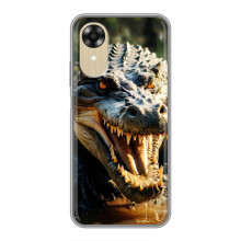Чехол с картинкой «Хищники» для Oppo A17k – Крокодил