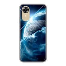 Космические Чехлы для Оппо А17к (VPrint) (Земля с космоса)