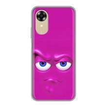 Силиконовые Чехлы (смешные стикеры) для Oppo A17k – Хитрая мордочка