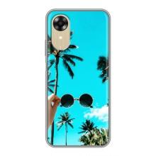Силиконовый чехол с КАРТИНКАМИ лето для Oppo A17k (AlphaPrint) (Взгляд лето)