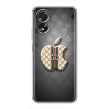 Чехлы ГУЧЧИ для Оппо А18 (AlphaPrint) (Apple gucci)