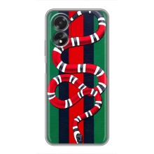 Чехлы ГУЧЧИ для Оппо А18 (AlphaPrint) (Gucci змия)