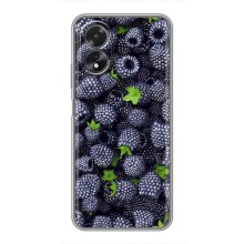 Чехлы с Фруктами для Oppo A18 (VPrint) (Ежевика)