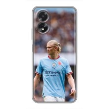 Чехлы с футболистом Ерлинг Холанд для Oppo A18 (AlphaPrint) (Эрлинг Холанд)