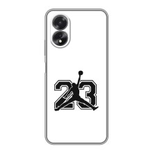 Чехлы для Oppo A18 - с картинкой JORDAN (AlphaPrint) (Jordan 23)