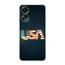 Чехол Флаг USA для Oppo A18 – USA