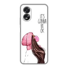 Чехол с печатью для Oppo A18 - (Мода) (AlphaPrint) (Коронавирус)