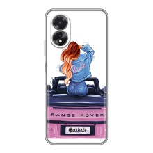 Чехол с печатью для Oppo A18 - (Мода) (AlphaPrint) (На машине)