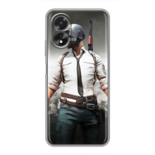 Чехол PUBG для Оппо А18 (AlphaPrint) (Пабг мен)