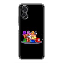 Чехол Амонг Ас для Oppo A18 (AlphaPrint) (Амонг-ас)