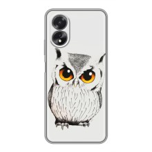 Чохол з пташками на Oppo A18 (VPrint) (Мила Сова)