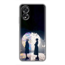 Чехлы Венсдей на Oppo A18 Уэнсдей (AlphaPrint) (Уэнздей и Инид)