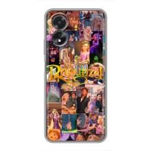 Чехол Рапунцель для Oppo A18 (Рапунцель коллаж)