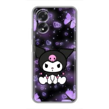 Чохол з персонажем Куромі на Oppo A18 – Куромі на чорному