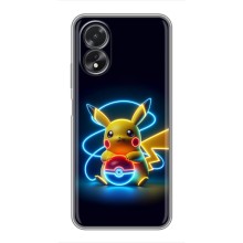 Чохол з Пікачу на Oppo A18 (Покемон)