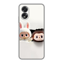 Чехол с принтом Лабубу для Oppo A18 – Labubu