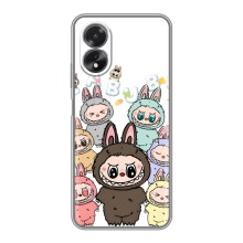 Чехол с принтом Лабубу для Oppo A18