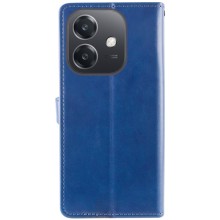 Шкіряний чохол-книжка GETMAN Gallant (PU) для Oppo A3 4G / A3x 4G/ A40m – Синій
