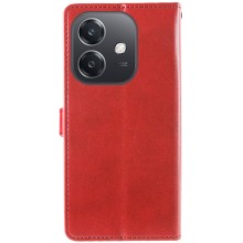 Шкіряний чохол-книжка GETMAN Gallant (PU) для Oppo A3 4G / A3x 4G/ A40m – Червоний