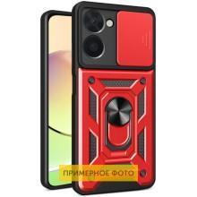 Ударопрочный чехол Camshield Serge Ring для Oppo A3 4G / A3x 4G/ A40m – Красный