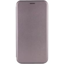 Кожаный чехол-книжка Classy для Oppo A3 4G / A3x 4G/ A40m – Серый