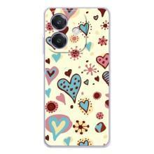 Чехлы для любимой на Оппо А3 (VPrint) (Сердечки)