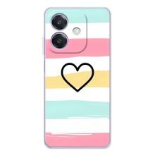Чехлы с тематикой "Маленькие Сердечки" на OPPO A3 (Красивое сердечко)