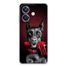 Чохол ДОБЕРМАН  для OPPO A3 (Доберман злий)