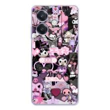 Чохол з кроликом Куромі на OPPO A3 – Колаж Куромі